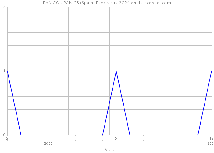 PAN CON PAN CB (Spain) Page visits 2024 