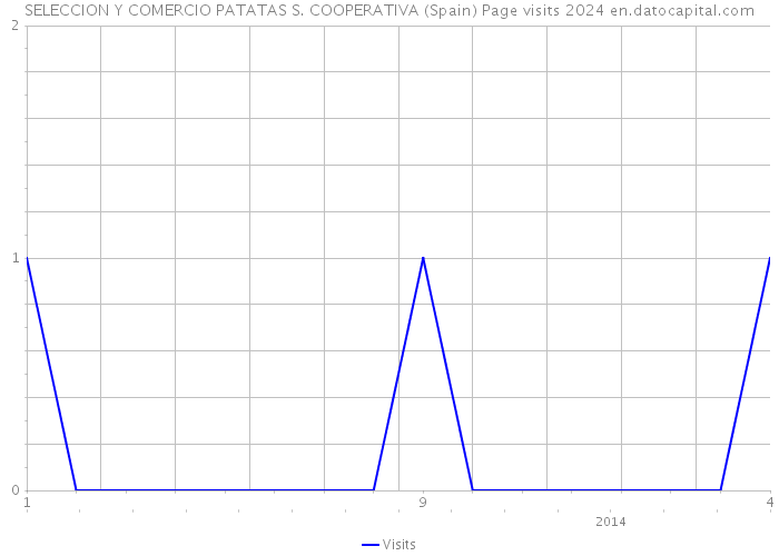 SELECCION Y COMERCIO PATATAS S. COOPERATIVA (Spain) Page visits 2024 