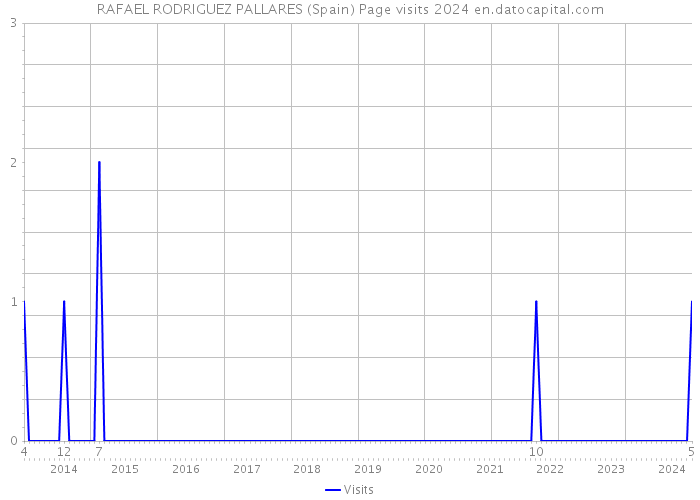 RAFAEL RODRIGUEZ PALLARES (Spain) Page visits 2024 