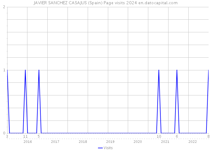 JAVIER SANCHEZ CASAJUS (Spain) Page visits 2024 