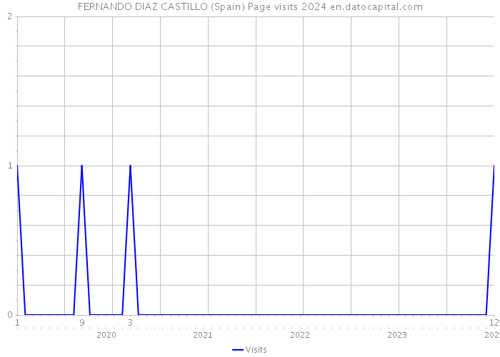 FERNANDO DIAZ CASTILLO (Spain) Page visits 2024 