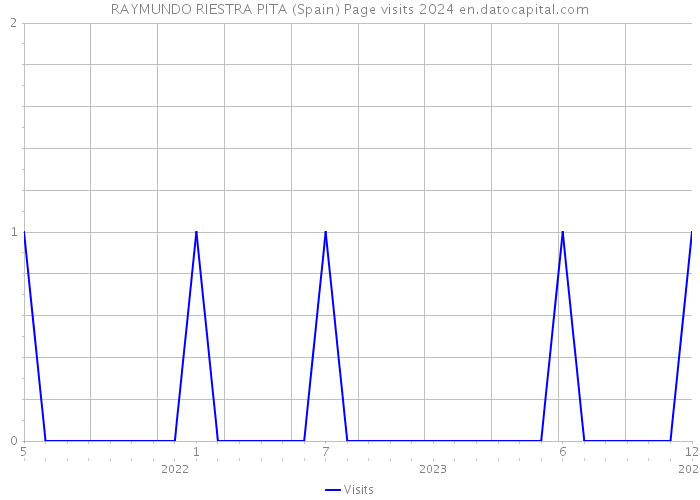 RAYMUNDO RIESTRA PITA (Spain) Page visits 2024 