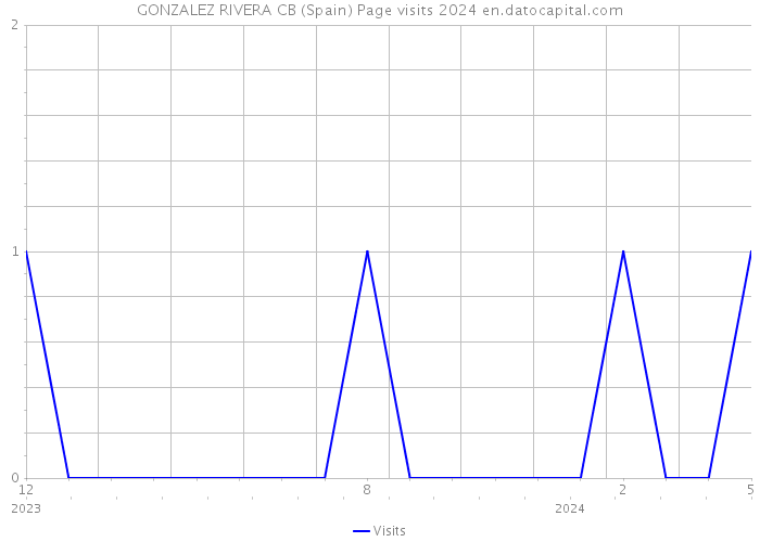 GONZALEZ RIVERA CB (Spain) Page visits 2024 