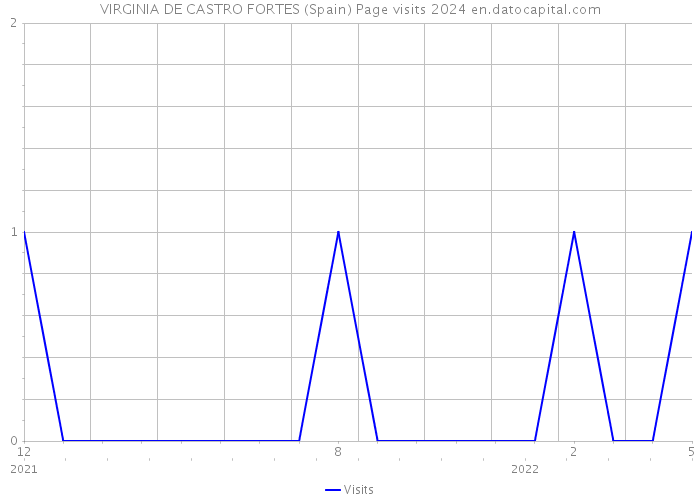 VIRGINIA DE CASTRO FORTES (Spain) Page visits 2024 