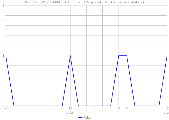 ROSILLO LOPEZ MARIA ISABEL (Spain) Page visits 2024 