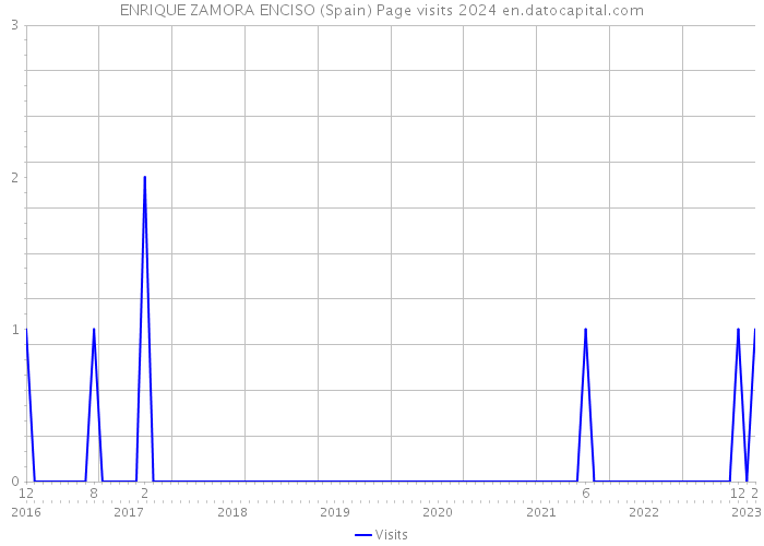 ENRIQUE ZAMORA ENCISO (Spain) Page visits 2024 