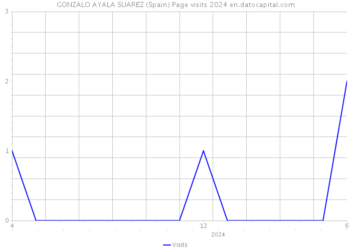 GONZALO AYALA SUAREZ (Spain) Page visits 2024 