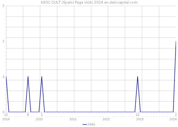 ASOC CULT (Spain) Page visits 2024 
