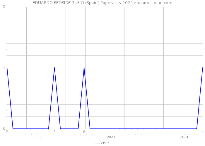 EDUARDO BEOBIDE RUBIO (Spain) Page visits 2024 