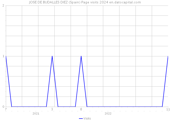 JOSE DE BUDALLES DIEZ (Spain) Page visits 2024 