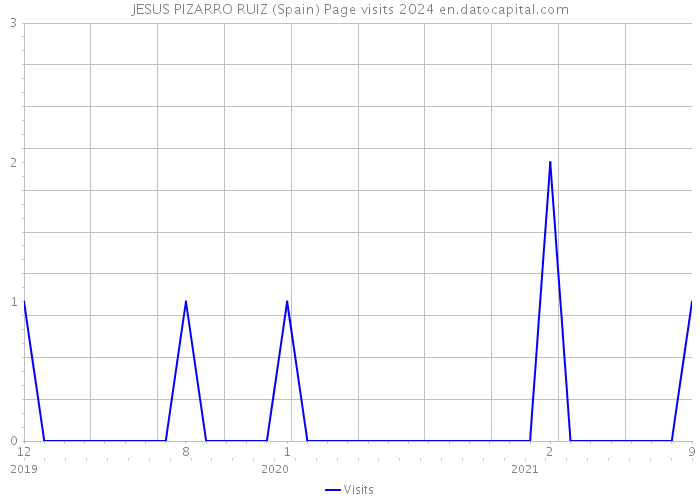 JESUS PIZARRO RUIZ (Spain) Page visits 2024 