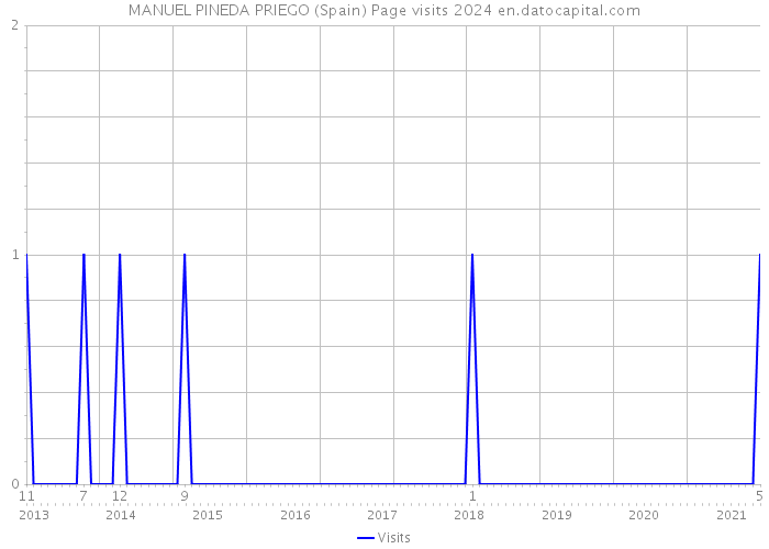 MANUEL PINEDA PRIEGO (Spain) Page visits 2024 