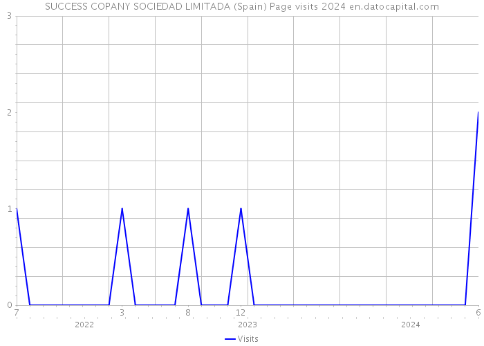 SUCCESS COPANY SOCIEDAD LIMITADA (Spain) Page visits 2024 