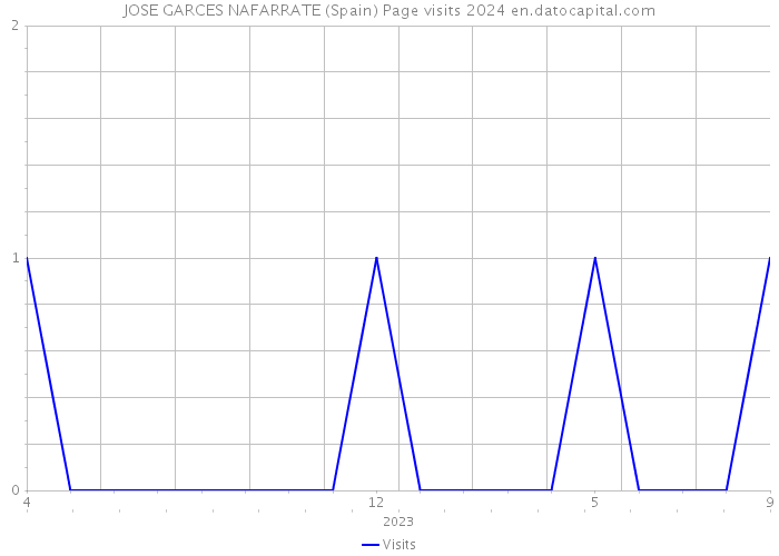 JOSE GARCES NAFARRATE (Spain) Page visits 2024 