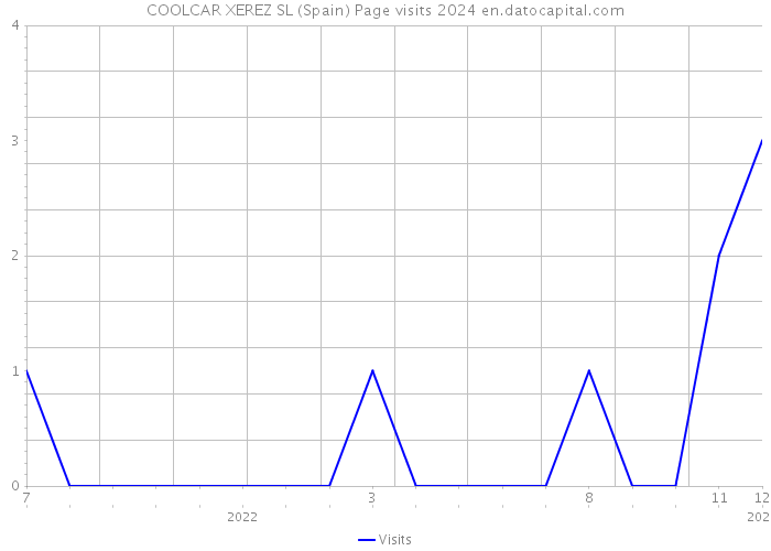 COOLCAR XEREZ SL (Spain) Page visits 2024 