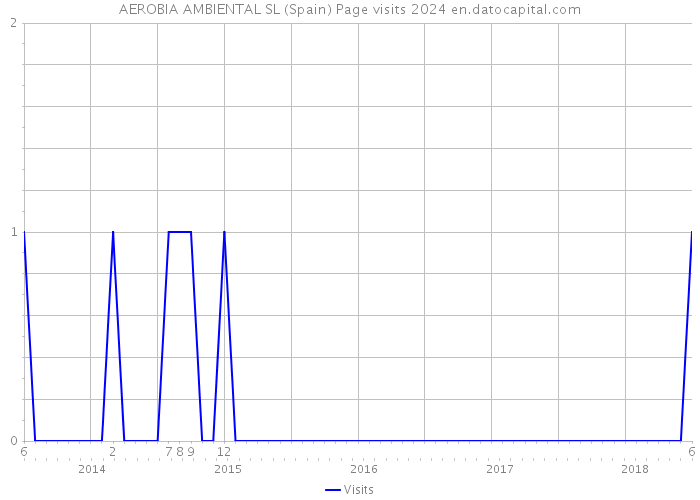 AEROBIA AMBIENTAL SL (Spain) Page visits 2024 