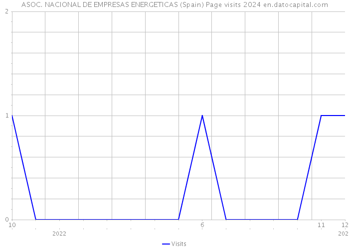 ASOC. NACIONAL DE EMPRESAS ENERGETICAS (Spain) Page visits 2024 