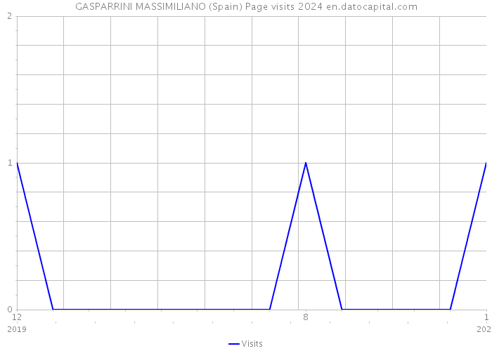 GASPARRINI MASSIMILIANO (Spain) Page visits 2024 