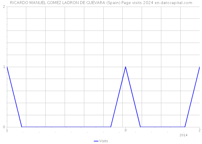 RICARDO MANUEL GOMEZ LADRON DE GUEVARA (Spain) Page visits 2024 