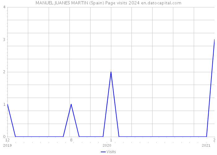 MANUEL JUANES MARTIN (Spain) Page visits 2024 