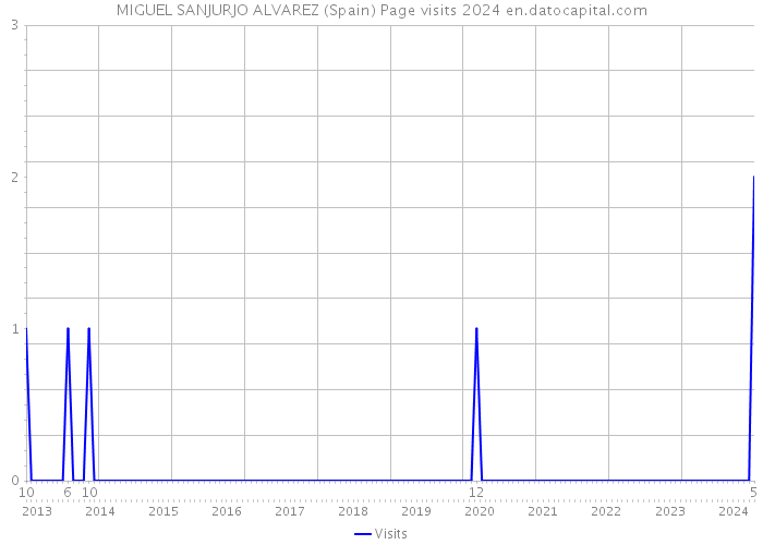 MIGUEL SANJURJO ALVAREZ (Spain) Page visits 2024 