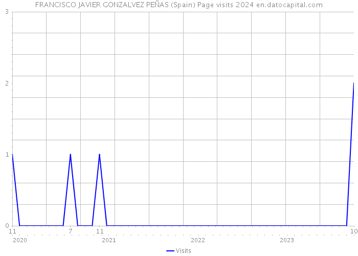 FRANCISCO JAVIER GONZALVEZ PEÑAS (Spain) Page visits 2024 