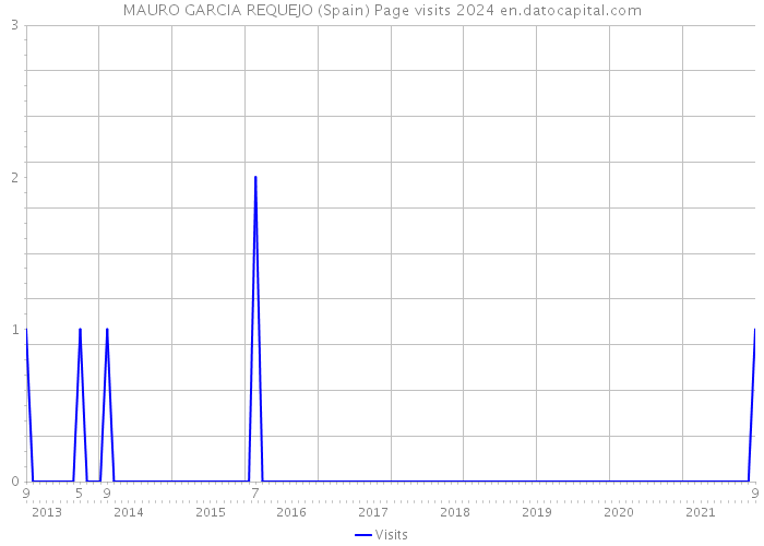 MAURO GARCIA REQUEJO (Spain) Page visits 2024 