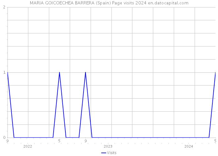MARIA GOICOECHEA BARRERA (Spain) Page visits 2024 