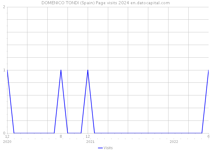 DOMENICO TONDI (Spain) Page visits 2024 