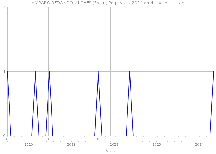 AMPARO REDONDO VILCHES (Spain) Page visits 2024 