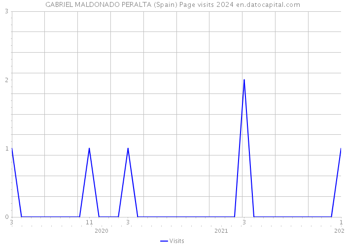 GABRIEL MALDONADO PERALTA (Spain) Page visits 2024 