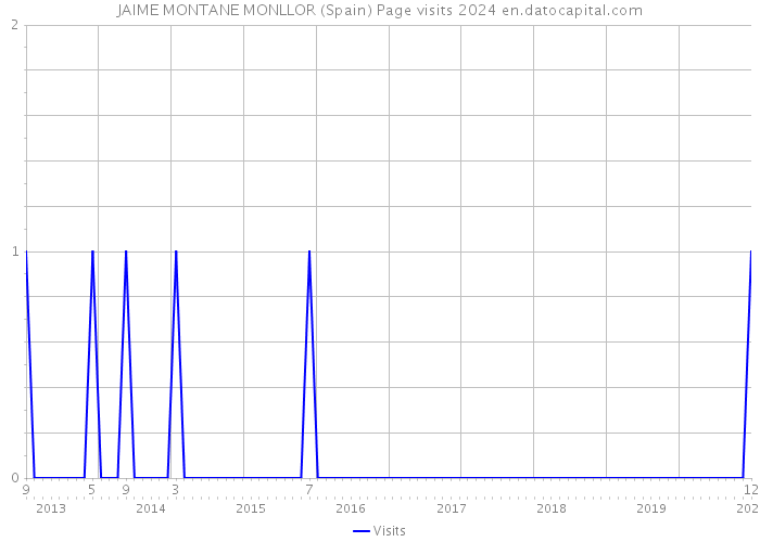 JAIME MONTANE MONLLOR (Spain) Page visits 2024 