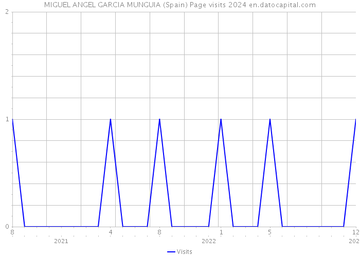 MIGUEL ANGEL GARCIA MUNGUIA (Spain) Page visits 2024 