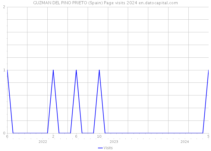 GUZMAN DEL PINO PRIETO (Spain) Page visits 2024 