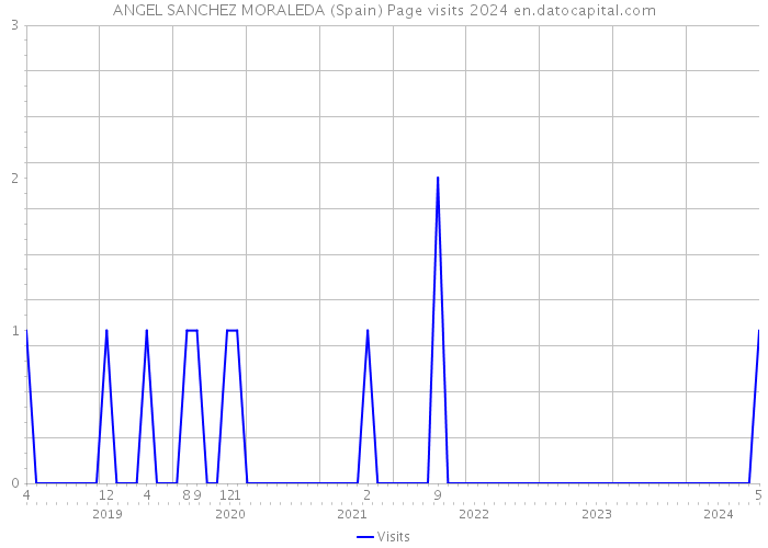ANGEL SANCHEZ MORALEDA (Spain) Page visits 2024 