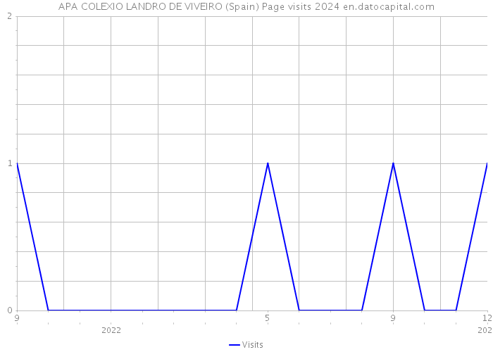 APA COLEXIO LANDRO DE VIVEIRO (Spain) Page visits 2024 