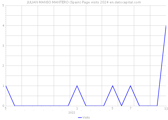 JULIAN MANSO MANTERO (Spain) Page visits 2024 