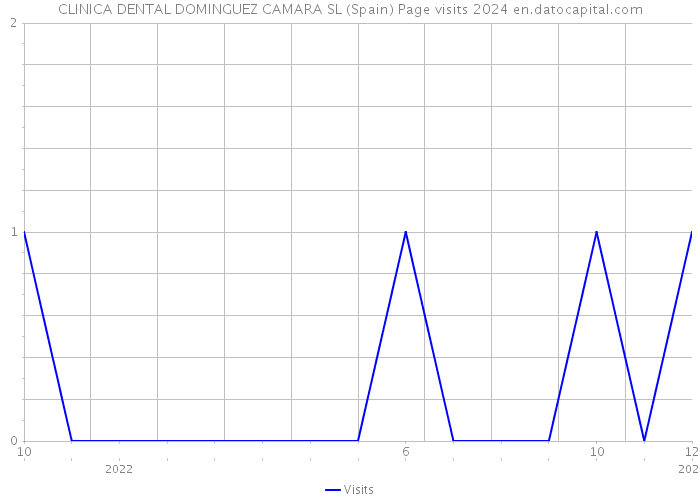 CLINICA DENTAL DOMINGUEZ CAMARA SL (Spain) Page visits 2024 