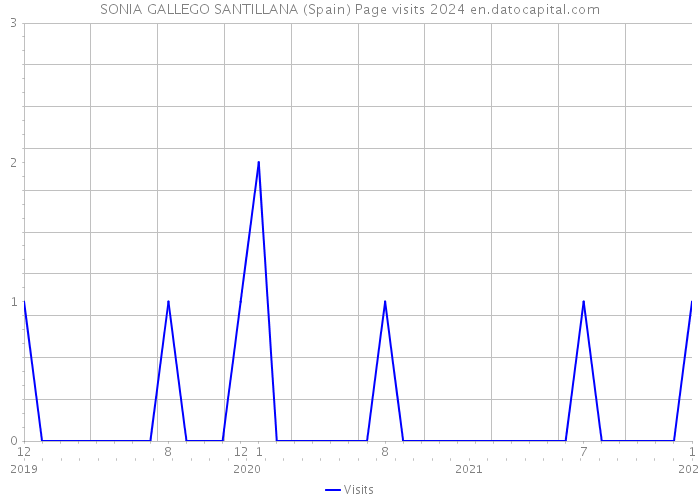 SONIA GALLEGO SANTILLANA (Spain) Page visits 2024 