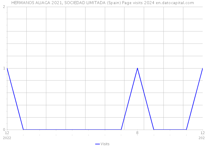 HERMANOS ALIAGA 2021, SOCIEDAD LIMITADA (Spain) Page visits 2024 