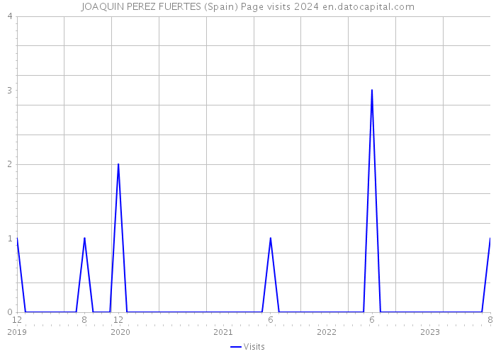 JOAQUIN PEREZ FUERTES (Spain) Page visits 2024 