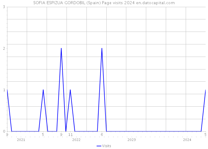 SOFIA ESPIZUA GORDOBIL (Spain) Page visits 2024 