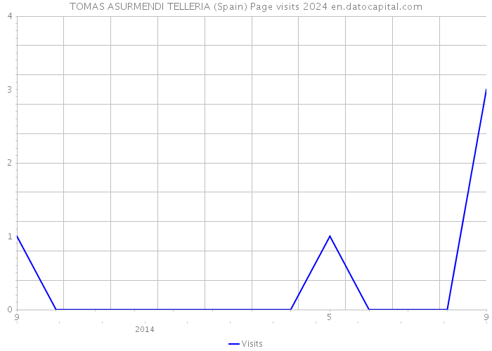 TOMAS ASURMENDI TELLERIA (Spain) Page visits 2024 