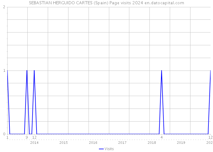 SEBASTIAN HERGUIDO CARTES (Spain) Page visits 2024 
