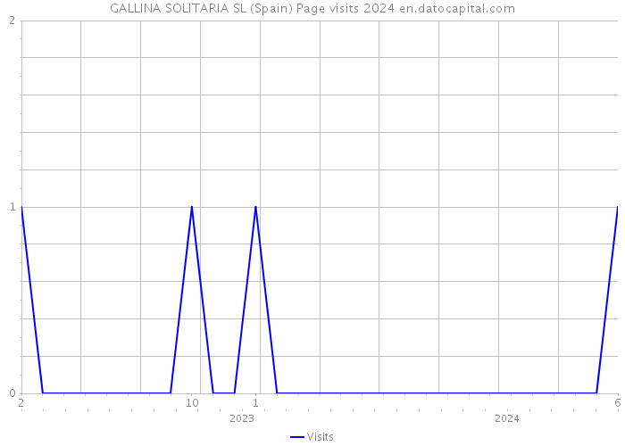 GALLINA SOLITARIA SL (Spain) Page visits 2024 
