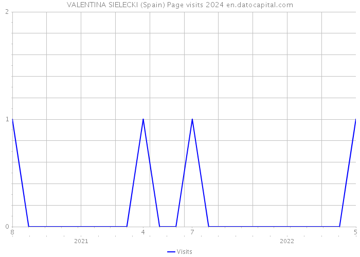 VALENTINA SIELECKI (Spain) Page visits 2024 