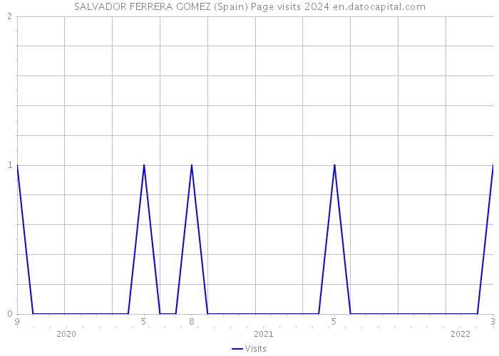 SALVADOR FERRERA GOMEZ (Spain) Page visits 2024 