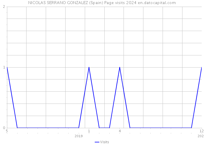 NICOLAS SERRANO GONZALEZ (Spain) Page visits 2024 