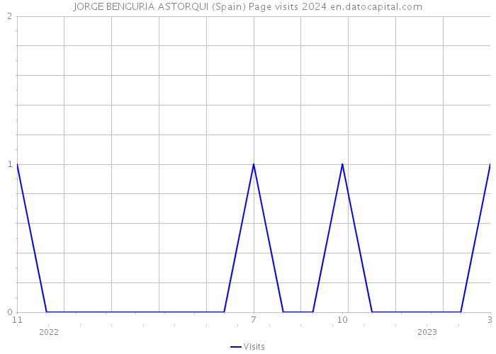 JORGE BENGURIA ASTORQUI (Spain) Page visits 2024 