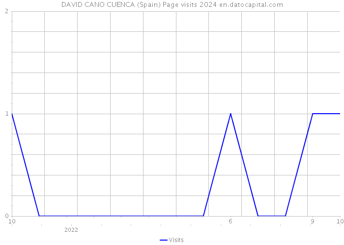 DAVID CANO CUENCA (Spain) Page visits 2024 